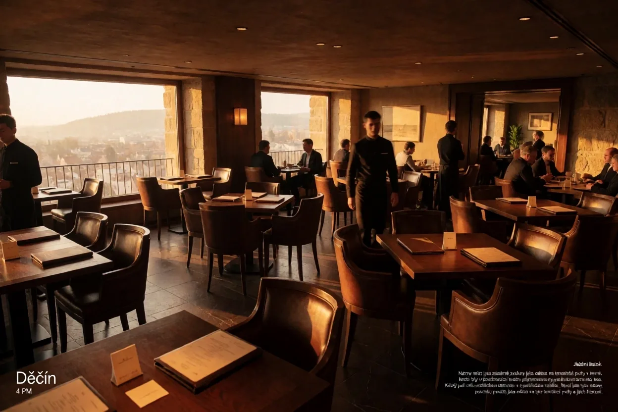 Interiér restaurace Nexova Rast